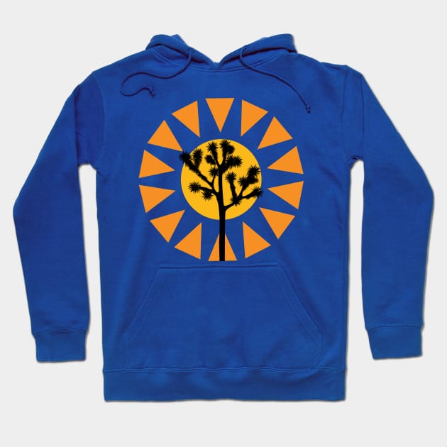 Joshua Tree Sun Hoodie by wanderingteez